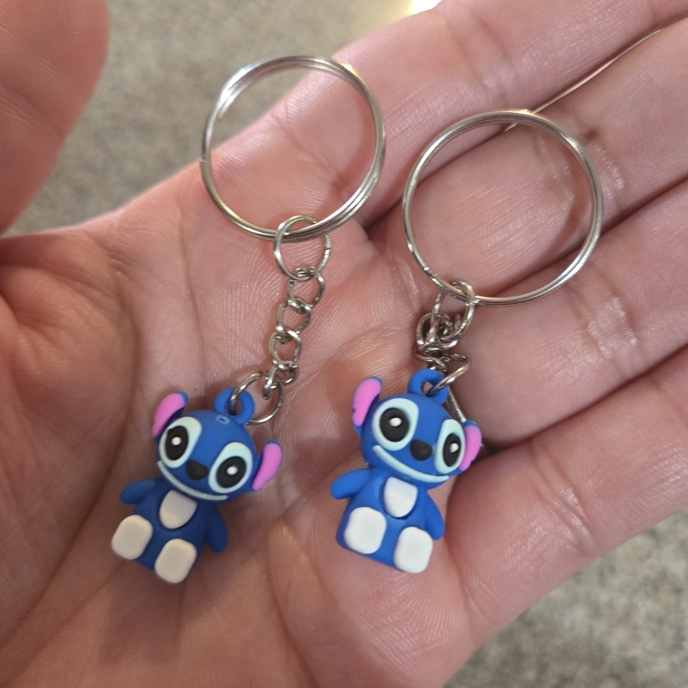 2 Mini Stitch Bag Charm/Keychain
